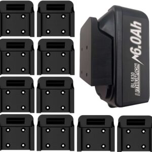 10x Akku Halter für Makita Halter Halterung Wandhalterung Wandhalter 14,4V / 18V